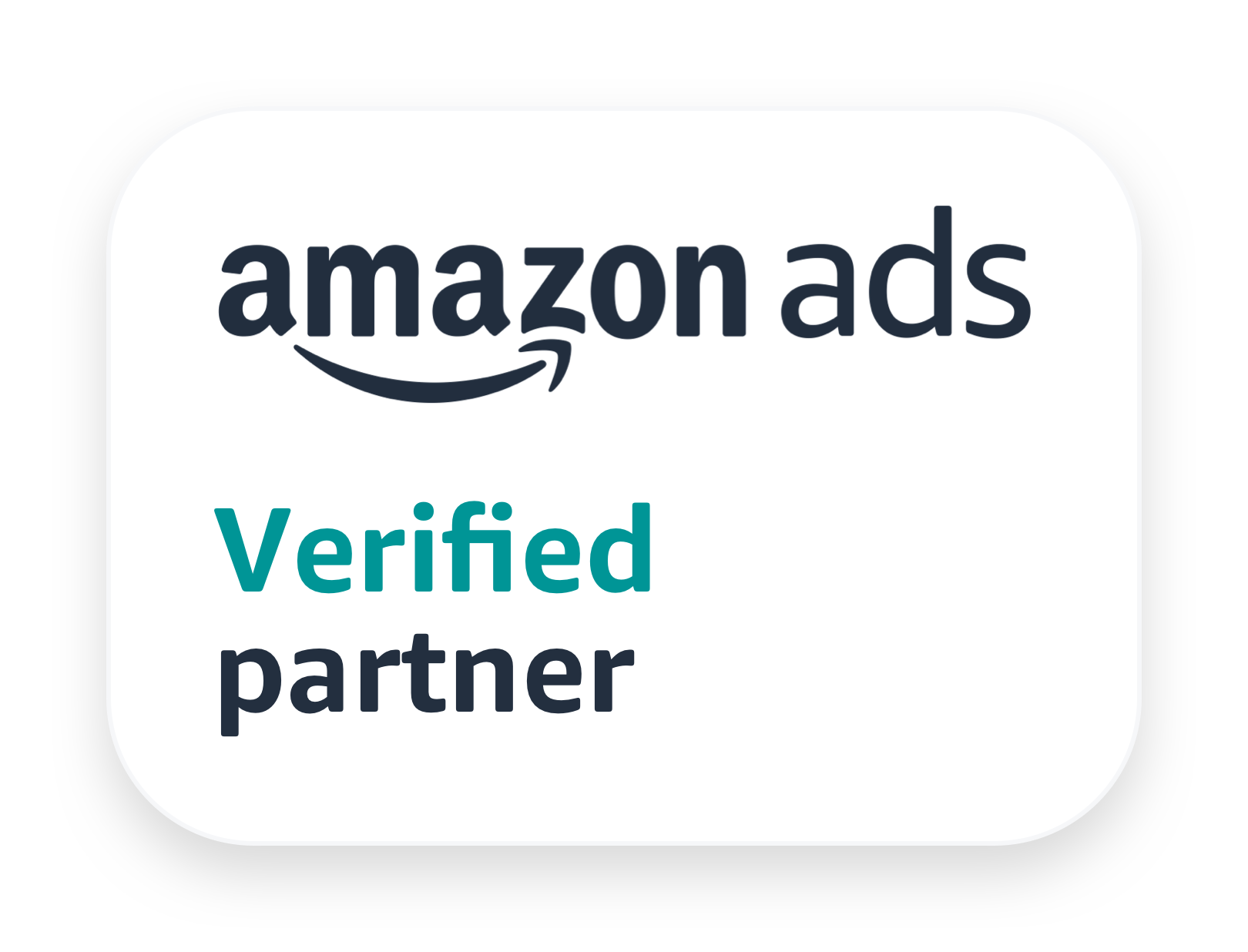 Amazon ads Verified Partner logo